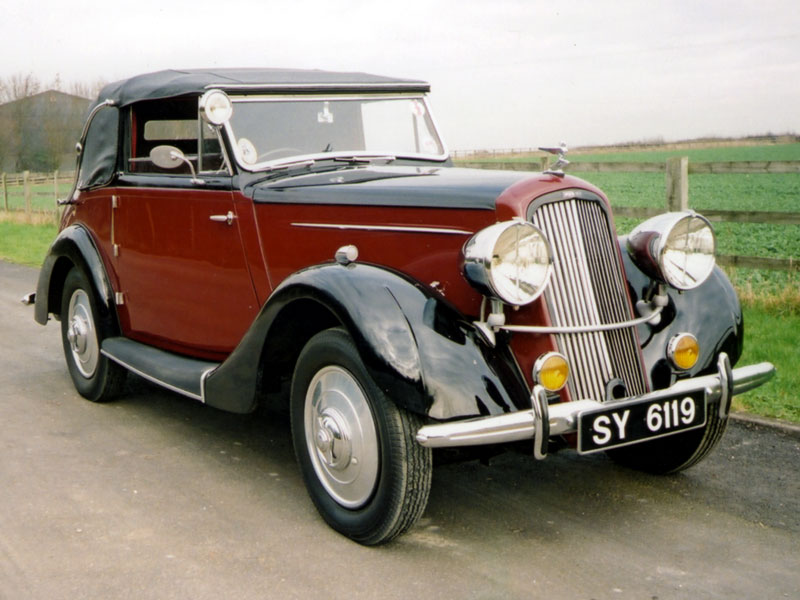 Lot 26 - 1937 Humber 12 Foursome Drophead Coupe