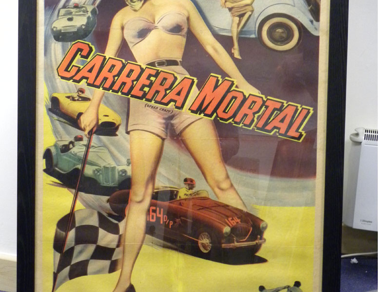 Lot 45 - Carrera Mortal Original Film Poster