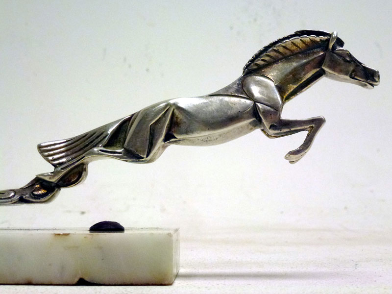 Lot 37 - Rosengart Leaping Horse Mascot by Casimir Brau