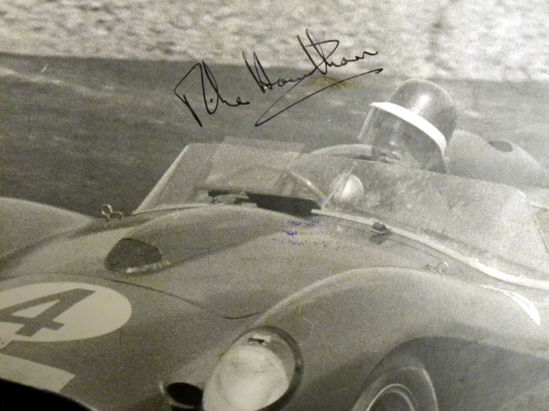 Lot 13 - A Signed Mike Hawthorn Photograph