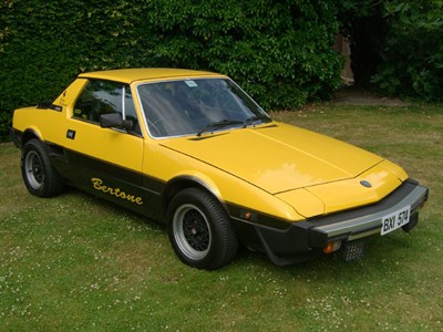 Lot 1 - 1983 Fiat X1/9 1500