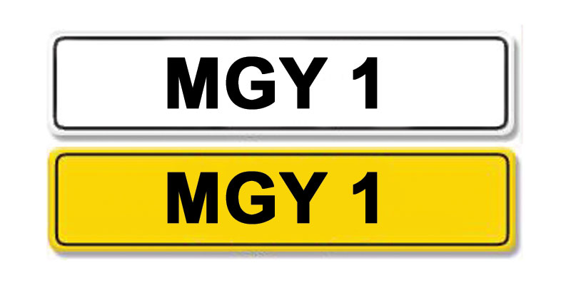 Lot 1 - Registration Number MGY 1