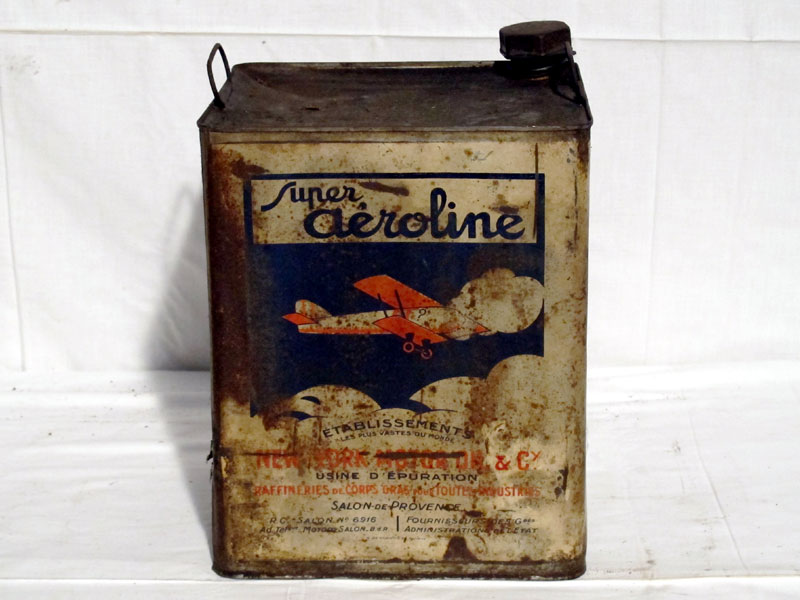 Lot 28 - Large 4-Gallon Pictorial Oil Can (R)