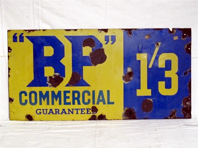 Lot 33 - 'BP Commercial' Enamel Advertising Sign (R)
