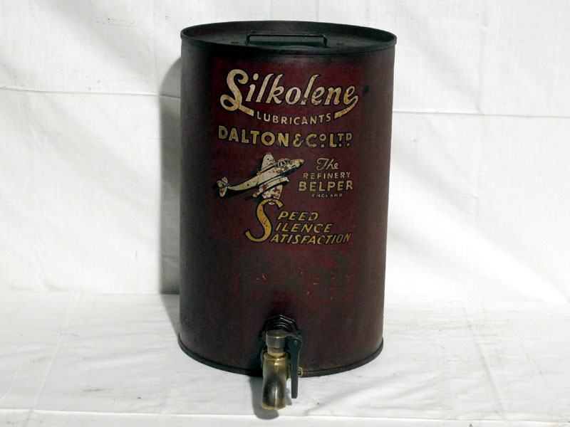 Lot 61 - 'Silkolene Lubricants' Pictorial Oil Drum (R)