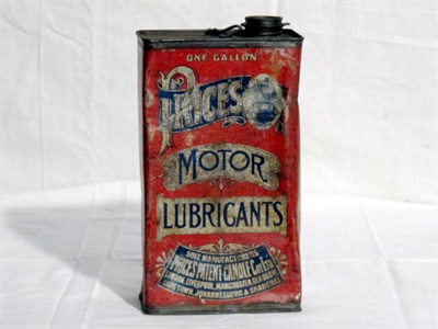 Lot 117 - 'Prices Motor Lubricants' Oil Tin (R)