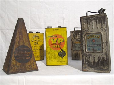 Lot 126 - Four One-Gallon Capacity Tins (R)