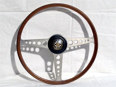 Lot 127 - Jaguar E-Type Wood-Rimmed Steering Wheel (R)