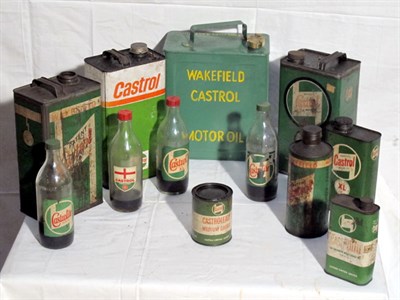 Lot 131 - Varied Selection of 'Castrol' Tins (R)