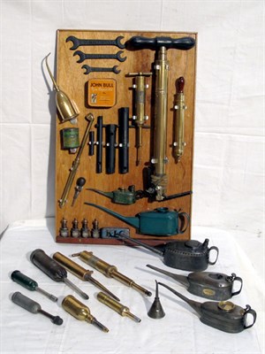 Lot 137 - Display of Vintage Tools & Accessories (R)