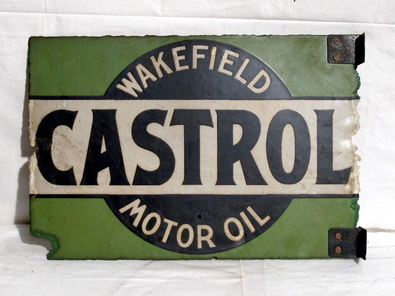 Lot 17 - 'Castrol Wakefield' Enamel Advertising Sign