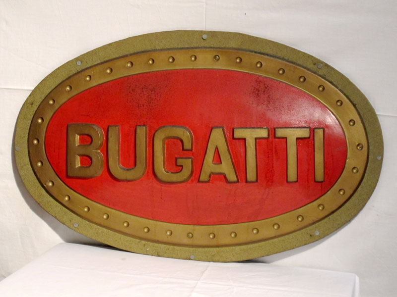 Lot 63 - Reproduction 'Bugatti' Advertising Sign