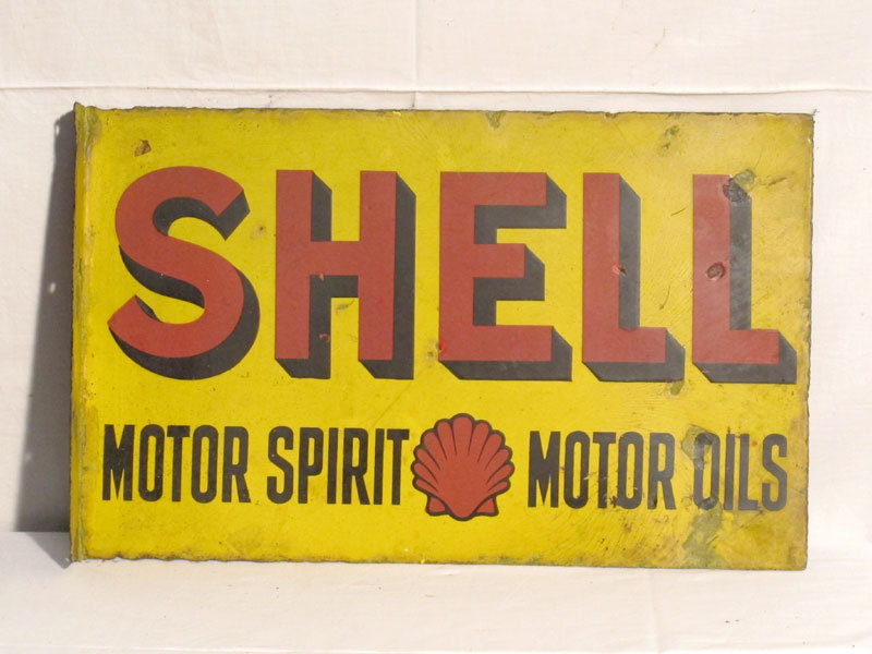 Lot 95 - 'Shell' Enamel Advertising Sign