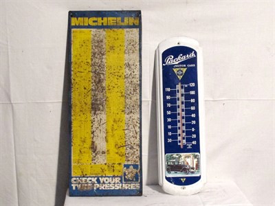 Lot 113 - Reproduction 'Packard' Garage Thermometer