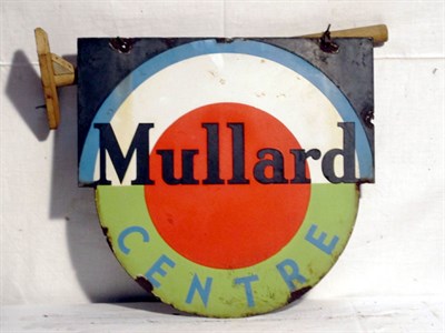 Lot 115 - 'Mullard Centre' Enamel Advertising Sign