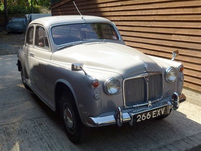Lot 1 - 1961 Rover 80 Saloon