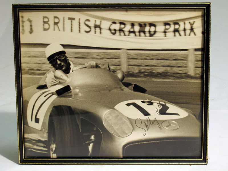 Lot 26 - A Large-format, Hand-signed Photograph Depicting Stirling Moss