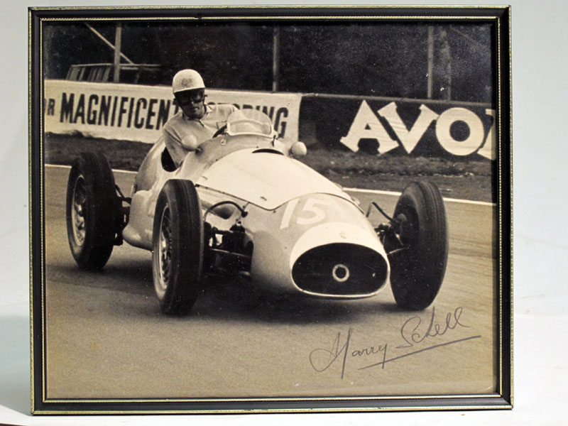 Lot 29 - A Large-format, Hand-signed Photograph Depicting Harry Schell