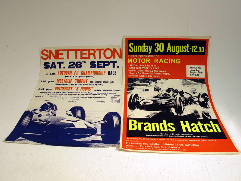 Lot 76 - Two Original Race Advertising Posters