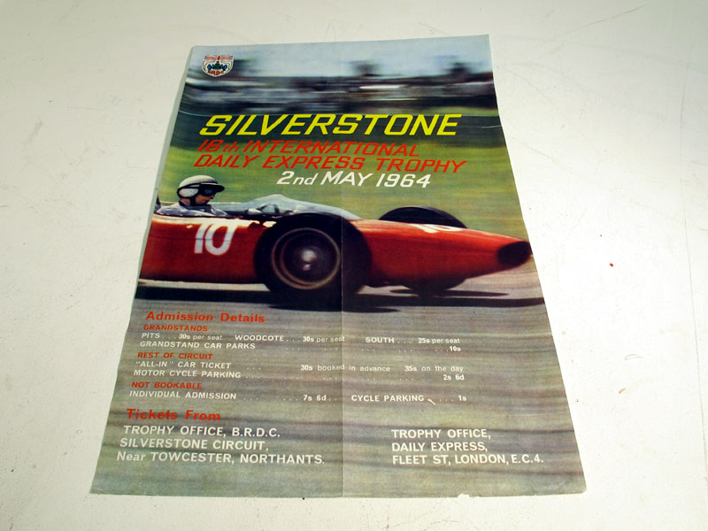 Lot 77 - A Silverstone 'Daily Express' Meeting Race Poster