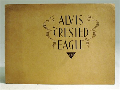 Lot 126 - A Deluxe Sales Brochure for the Alvis Crested Eagle