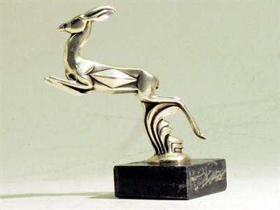 Lot 133 - A 'Leaping Gazelle' Accessory Mascot by Casmir Brau