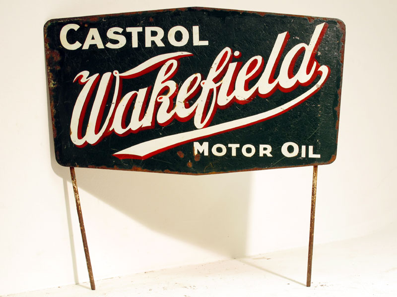 Lot 45 - A 'Castrol Wakefield Motor Oil' Advertising Sign