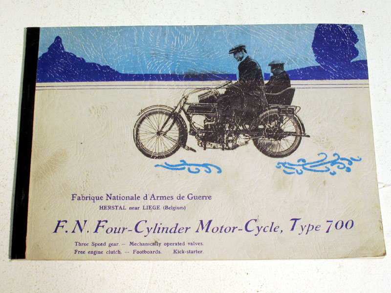 Lot 85 - A Sales Brochure for the 'FN 4-Cylinder Motorcycle', Type-700