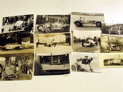 Lot 116 - A Collection of Black/White Mercedes-Benz Motor Racing Photographs.
