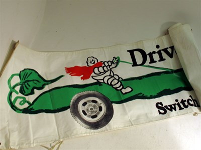 Lot 167 - A Michelin Tyres Garage Banner