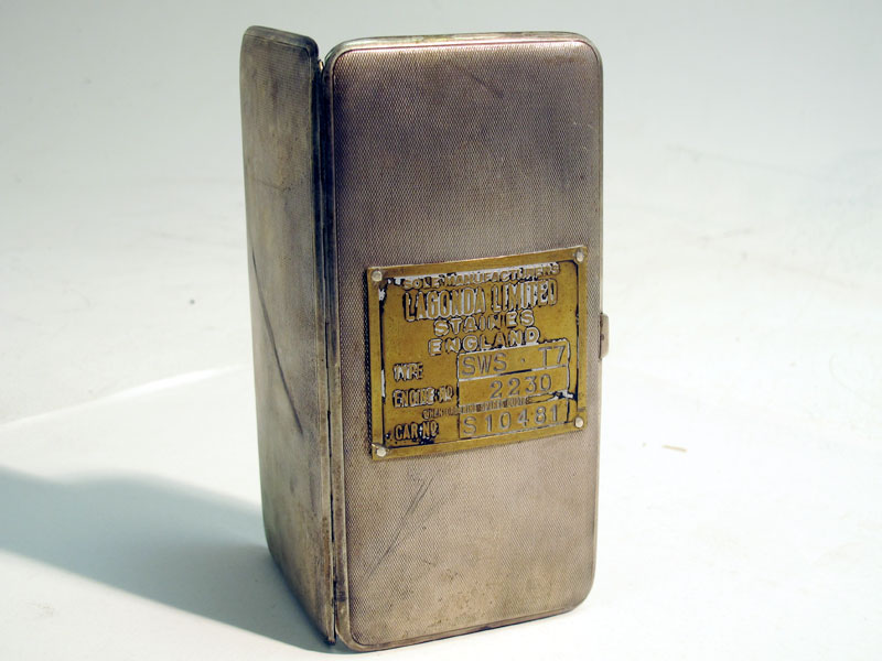 Lot 55 - A Hallmarked Sterling Silver Cigarette Case