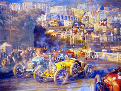 Lot 155 - 'Monaco Grand Prix 1929' by Alfredo De La Maria