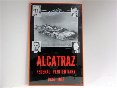 Lot 157 - A Poster for 'Alcatraz Federal Penitentiary 1934-1963'