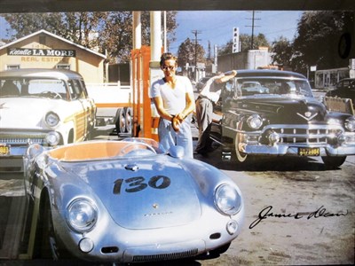 Lot 194 - James Dean and Steve McQueen Artwork