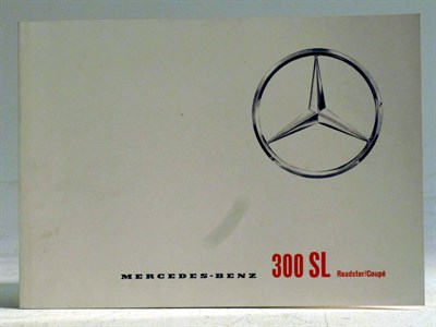 Lot 209 - A Sales Brochure for the Mercedes-Benz 300 SL Roadster