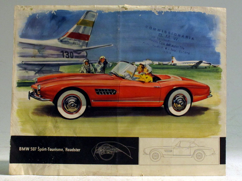 Lot 210 - A Rare Sales Brochure for the BMW 507 Roadster