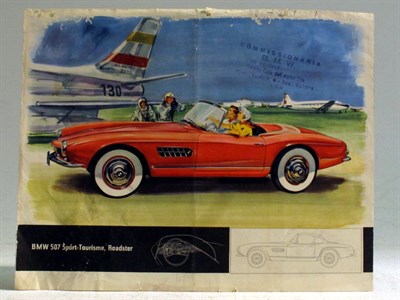 Lot 210 - A Rare Sales Brochure for the BMW 507 Roadster