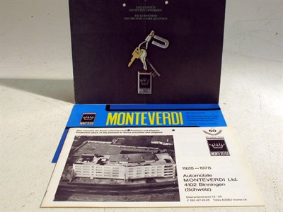 Lot 212 - Three 'Monteverdi' Sales Brochures