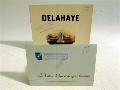 Lot 213 - Two Sales Brochures