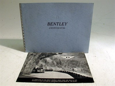 Lot 214 - Two Bentley Sales Brochures