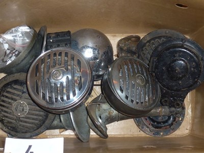 Lot 236 - A Quantity of Electric Motor Car Horns