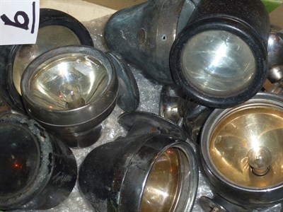 Lot 238 - A Quantity of Motorcar Side Lamps