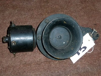 Lot 245 - A Klaxon Electric Horn