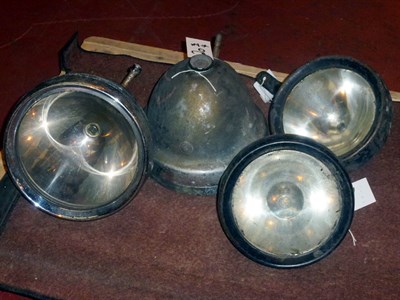 Lot 249 - Two Pairs of Lucas Lamps