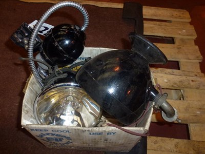 Lot 255 - An Auto Spot Lamp with Integral Mirror