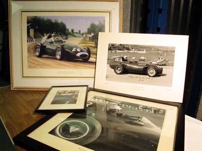 Lot 270 - Four Stirling Moss Artworks