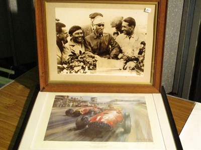 Lot 286 - Two Alfa Romeo Artworks