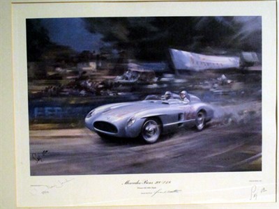 Lot 291 - A Mercedes 300SLR Limited Edition Print