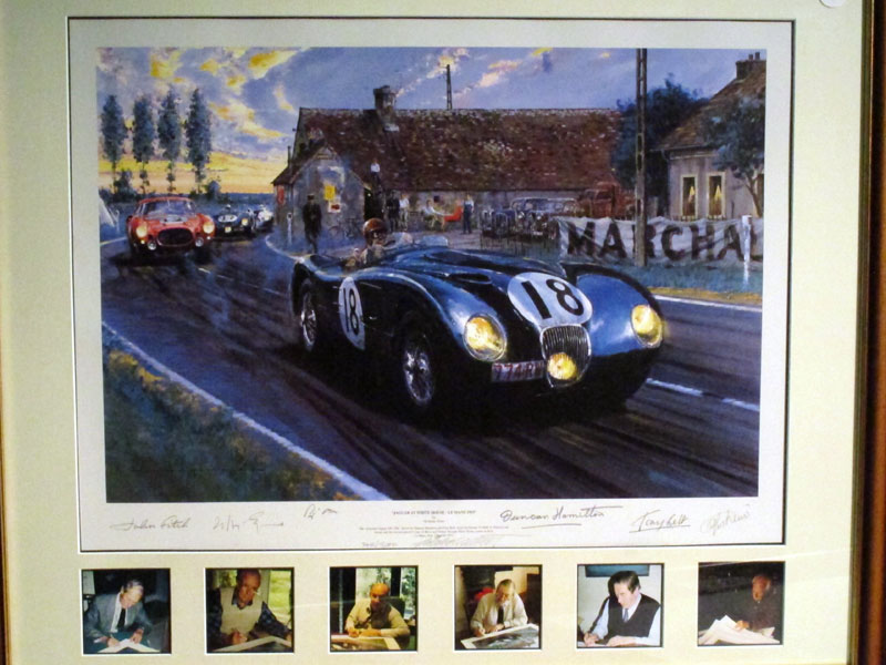 Lot 292 - 'Jaguar at Whitehouse-Le Mans 1953'