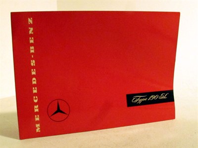 Lot 334 - A Sales Brochure for the Mercedes-Benz 190SL